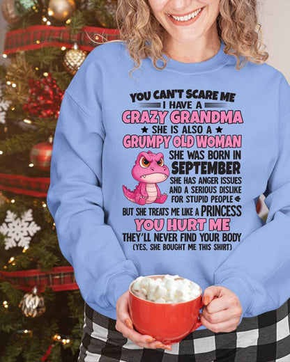 You Can’t Scare Me - Gift For Grandson And Granddaughter From Grandma - ntnt09 (SKU09-130-09)