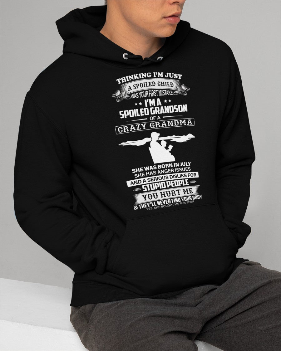 Spoiled by Grandma Shirt July Edition – From Grandma to Grandson ntnt07 (SKU-GMS2-07)