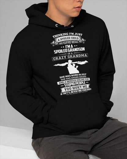 Spoiled by Grandma Shirt July Edition – From Grandma to Grandson ntnt07 (SKU-GMS2-07)