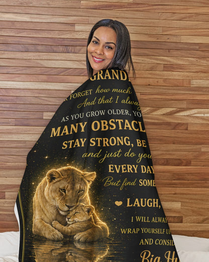 Special Gift For Your Granddaughter From Grandma- Blanket - (SKU2607-130)