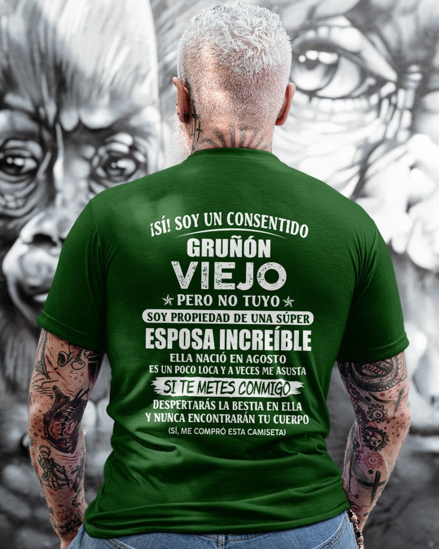 Esposa Increíble Agosto - Regalo especial para tu marido - T08 (SKU07-68-08)
