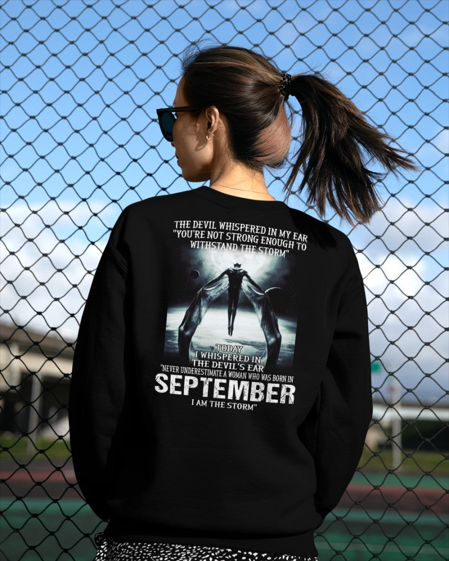 September - The Devil Whispered In My Ear - T-Shirt For Woman - ntnt09 (SKU-CHAUU-09)