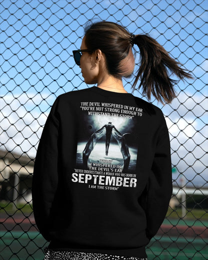 September - The Devil Whispered In My Ear - T-Shirt For Woman - ntnt09 (SKU-CHAUU-09)