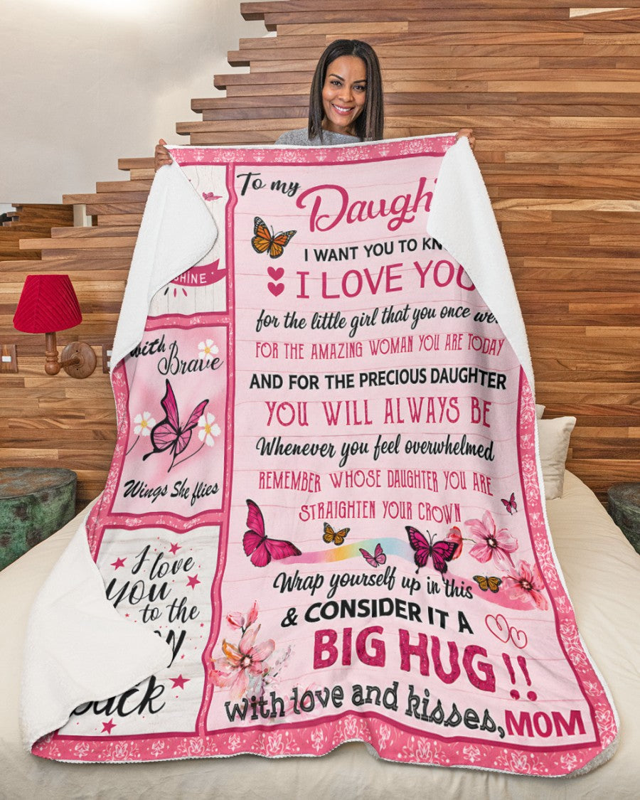 Special Gift For Your Daughter From Mom - Blanket - (SKU2608-242)