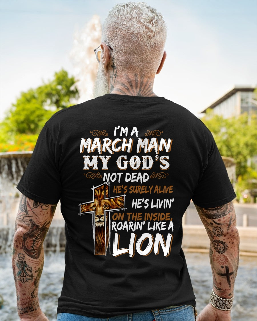 March Man My God's Not Dead Lion Christian Shirt - From Boy - NTNT03 - (SKU2604-307-03)