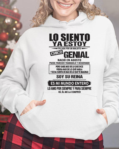 Agosto - Chico genial Nació en agosto - Regalo especial para novia - T08 (SKU04-18)