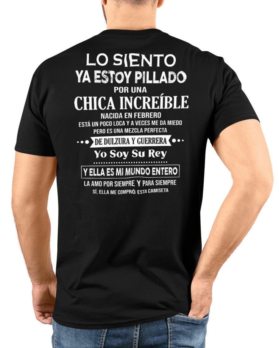 Febrero Chica Increíble - Regalo especial para tu novio - T02 (SKU04-112)
