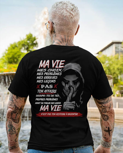 MA VIE – T-shirt pour homme – ntnt00 (SKU12-247)