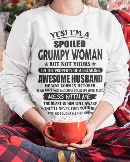 Perfect gift for wife from awesome husband october – ntnt10 (SKU10-21-10)