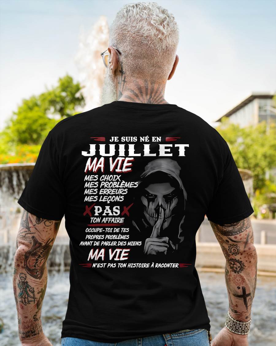 MA VIE – T-shirt pour homme – ntnt07 (SKU12-269-07)