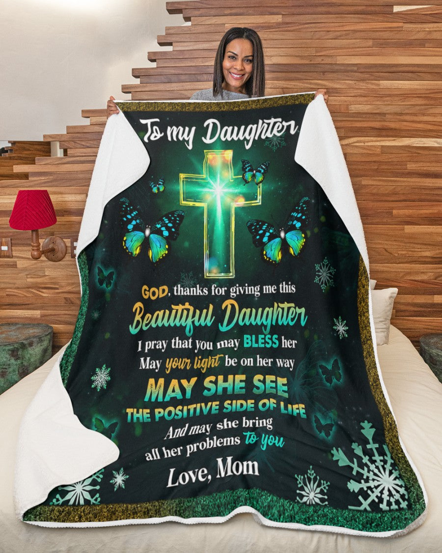 Special Gift For Your Daughter Blanket - From Mom (SKU2608-320)