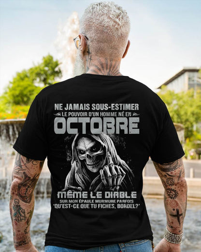 LE POUVOIR D’UN HOMME NÉ EN – T-SHIRT POUR HOMME – ntnt10 (SKU08-61-10)