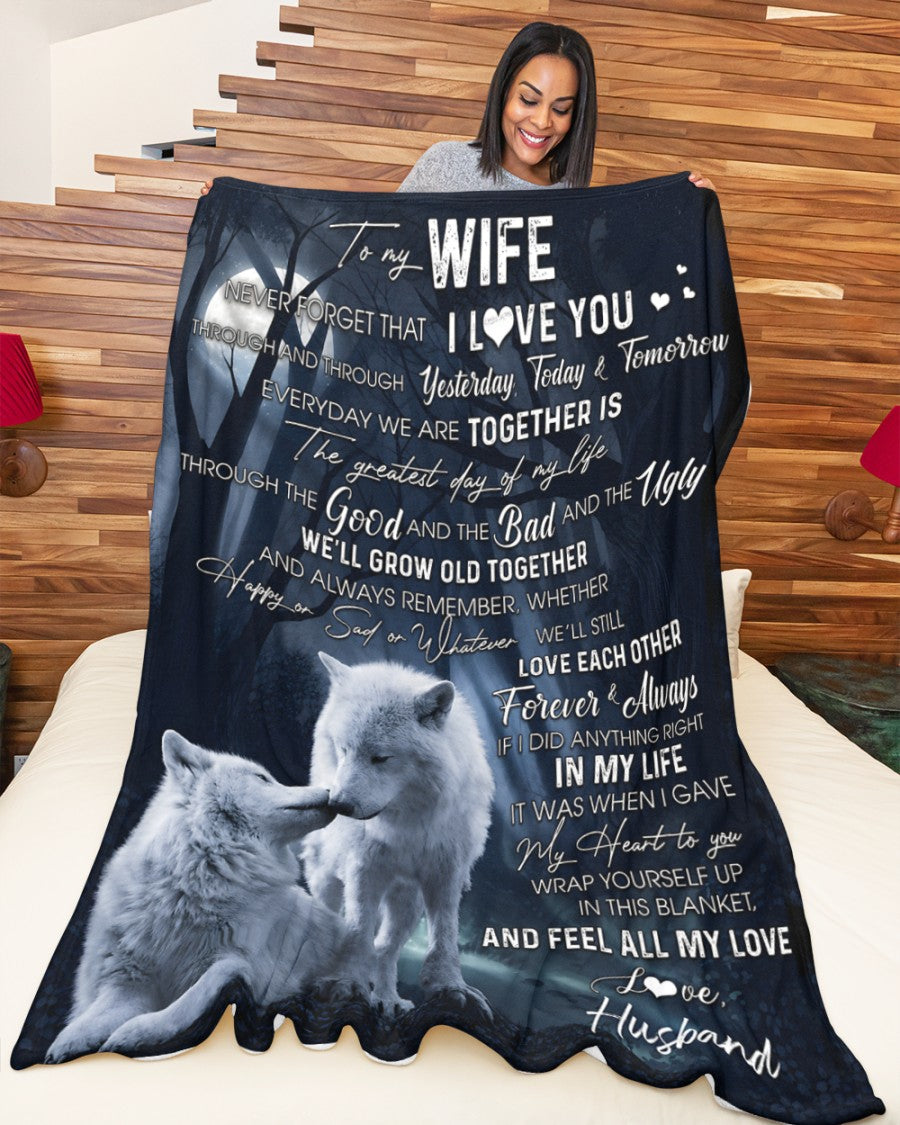 Special Gift For Your Daughter From Dad- Blanket - (SKU2608-38)