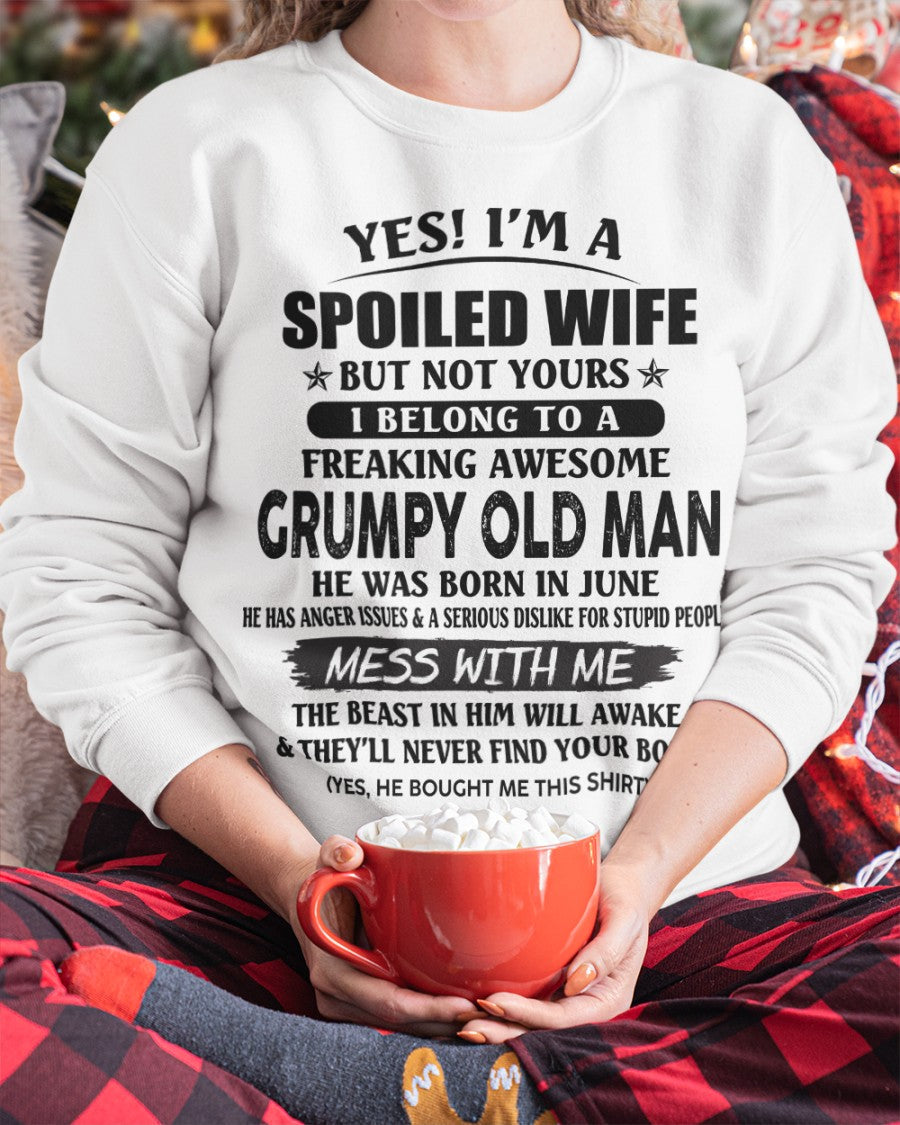 Grumpy Old Man June – Perfect gift for your wife – ntnt06 (SKU08-63-06)