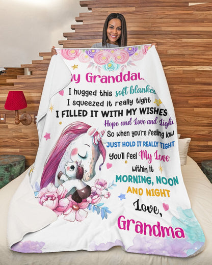 Special Gift For Your Granddaughter From Grandma- Blanket - (SKU2608-61)
