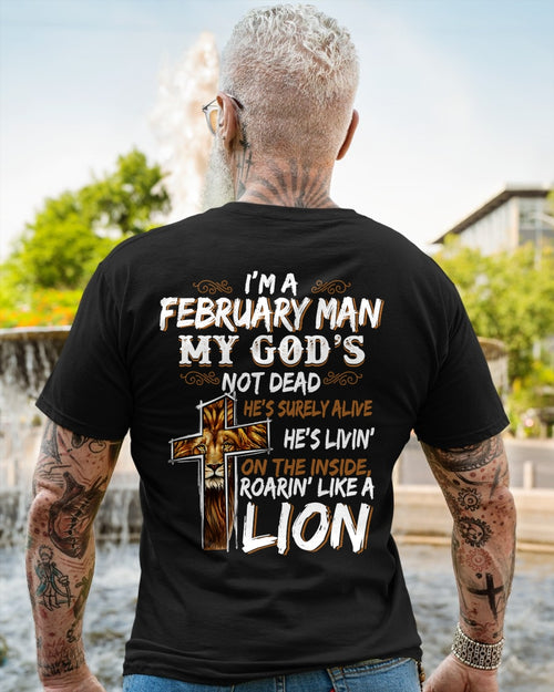 February Man My God's Not Dead Lion Christian Shirt - From Boy - NTNT02 - (SKU2604-307-02)