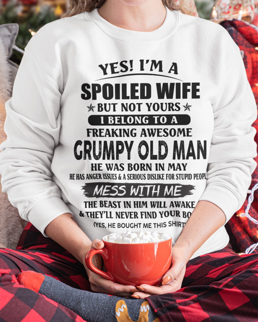 Grumpy Old Man May – Perfect gift for your wife – ntnt05 (SKU08-63-05)