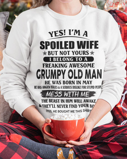 Grumpy Old Man May – Perfect gift for your wife – ntnt05 (SKU08-63-05)