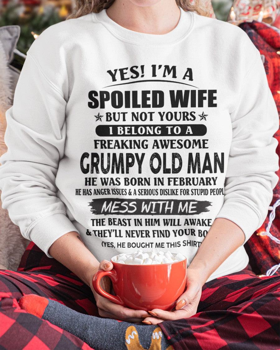 Grumpy Old Man February – Perfect gift for your wife – ntnt02 (SKU08-63-02)