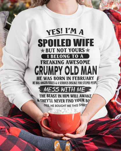Grumpy Old Man February – Perfect gift for your wife – ntnt02 (SKU08-63-02)