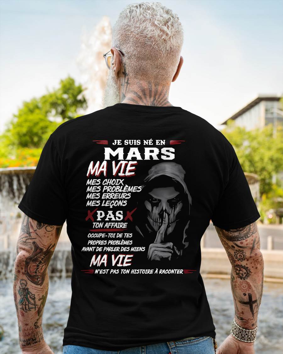 MA VIE – T-shirt pour homme – ntnt03 (SKU12-269-03)
