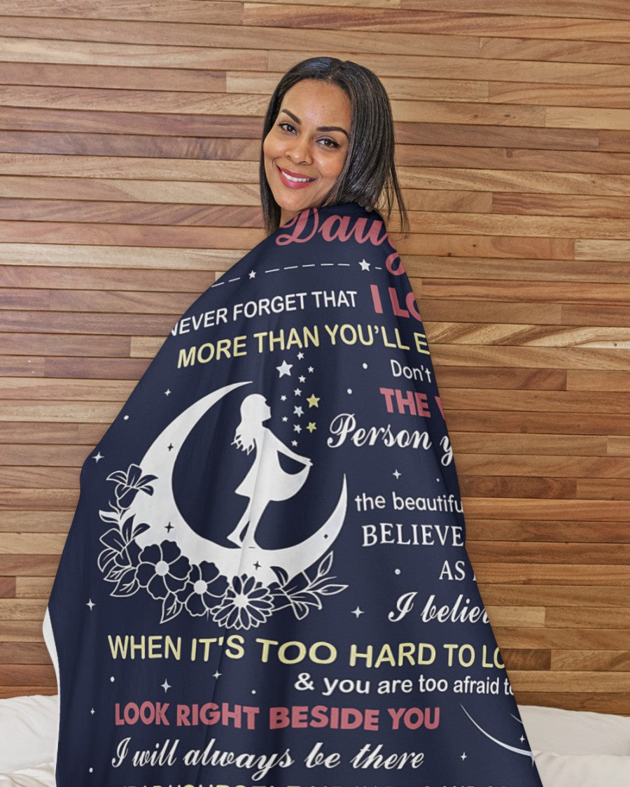 Special Gift For Your Daughter From Mom- Blanket - (SKU2607-27)