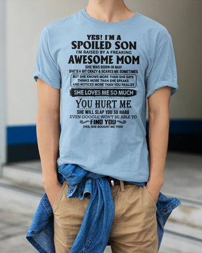 May - Awesome Mom - Perfect Gift For Son From Mom - ntnt05 (SKU-SPW-05)