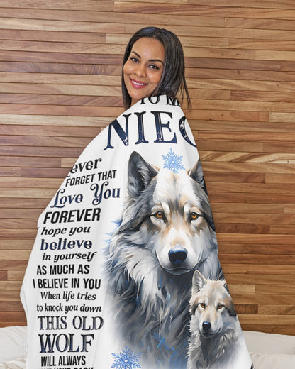 Special Gift For Your Niece From Aunt - Blanket - (SKU2607-55)