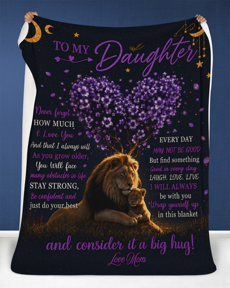 Special Gift For Your Daughter From Mom- Blanket - (SKU2607-22)