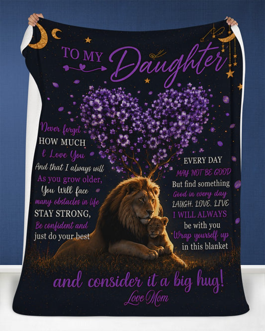Special Gift For Your Daughter From Mom- Blanket - (SKU2607-22)