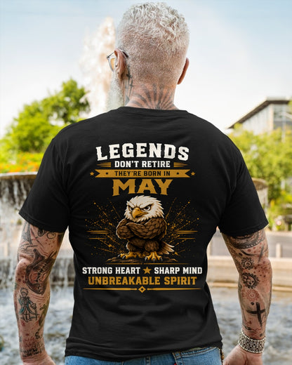 May Legends Don't Retire Bald Eagle Shirt - From Boy - NTNT05 - ( SKU2608-382-05 )