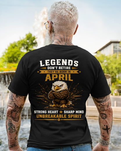 April Legends Don't Retire Bald Eagle Shirt - From Boy - NTNT04 - ( SKU2608-382-04 )