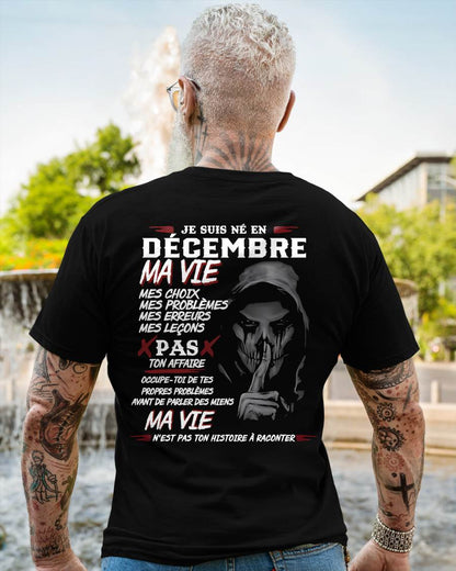 MA VIE – T-shirt pour homme – ntnt12 (SKU12-269-12)