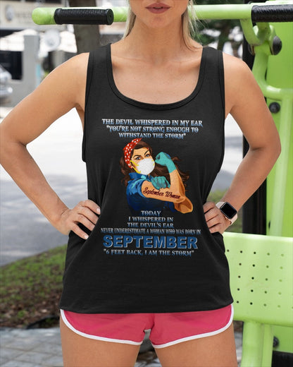 Never Underestimate A Woman Born In September – September Woman “I Am The Storm” - FMA / ntnt09 (SKU12-322-09)