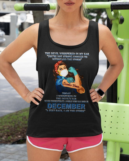Never Underestimate A Woman Born In December – December Woman “I Am The Storm” - FMA / ntnt12 (SKU12-322-12)