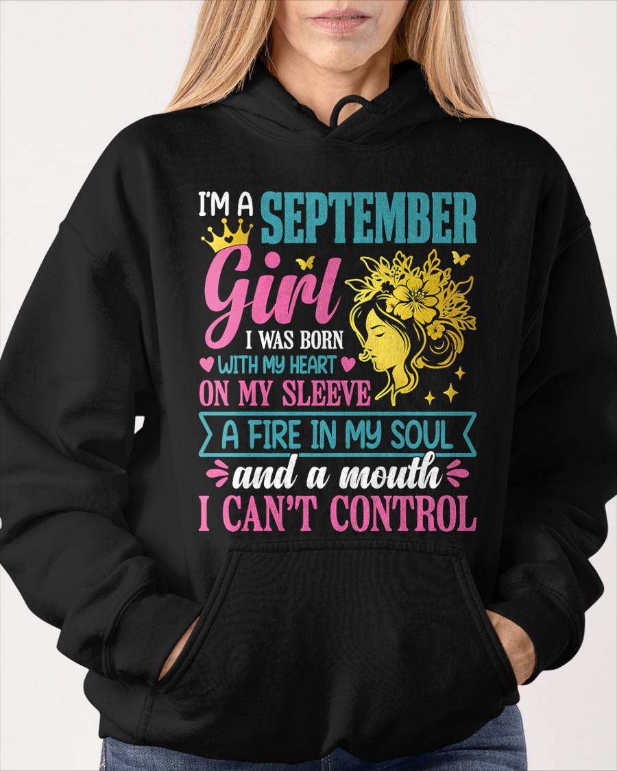 I'm A September Girl – T-Shirt For Woman – ntnt09 (SKU10-67-09)