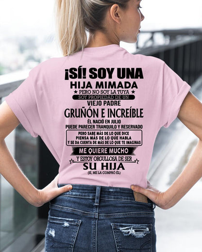 Julio Padre Increíble - Regalo especial para hija - TBN - T07 (SKU04-109-07)