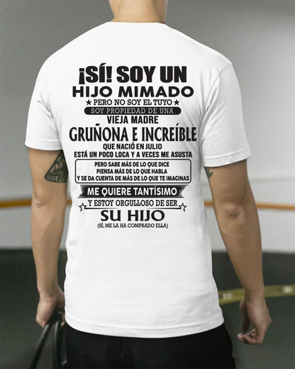 Julio - Madre increíble de julio – Regalo especial para hijo – T07 (SKU05-85)