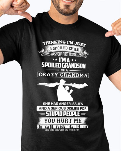 Spoiled by Grandma Shirt – From Grandma to Grandson ntnt00 (SKU-GMS2-00)