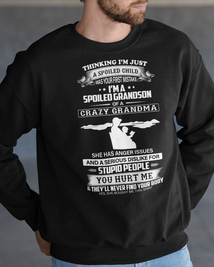Spoiled by Grandma Shirt – From Grandma to Grandson ntnt00 (SKU-GMS2-00)