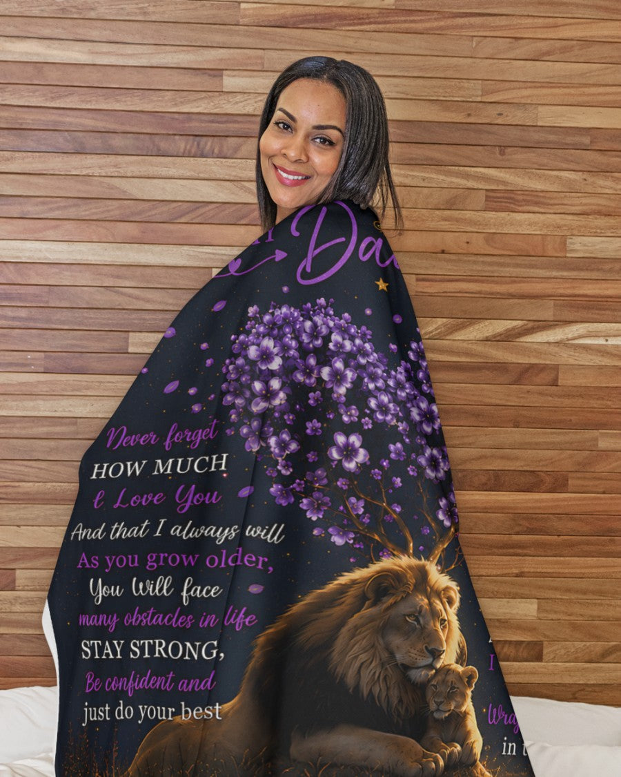 Special Gift For Your Daughter From Mom- Blanket - (SKU2607-22)