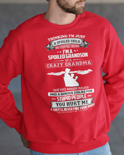 Spoiled by Grandma Shirt – From Grandma to Grandson ntnt00 (SKU-GMS2-00)