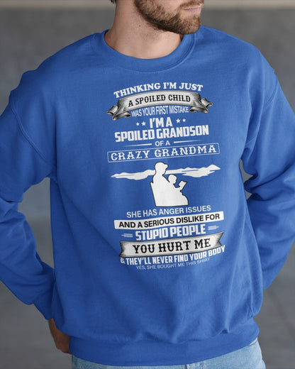Spoiled by Grandma Shirt – From Grandma to Grandson ntnt00 (SKU-GMS2-00)