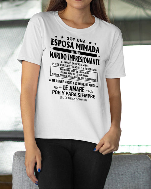 Septiembre Marido Impresionante - Regalo especial para Esposa - T09 (Sku.Tbn16)