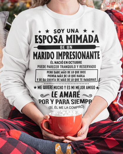 Octubre Marido Impresionante - Regalo especial para Esposa - T10 (Sku.Tbn16-10)
