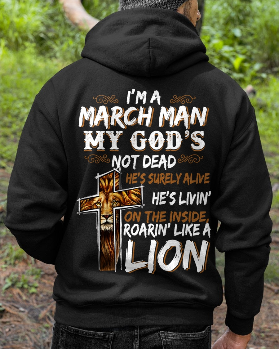 March Man My God's Not Dead Lion Christian Shirt - From Boy - NTNT03 - (SKU2604-307-03)