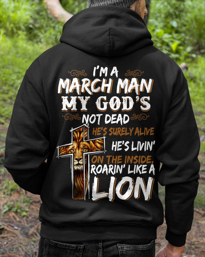 March Man My God's Not Dead Lion Christian Shirt - From Boy - NTNT03 - (SKU2604-307-03)
