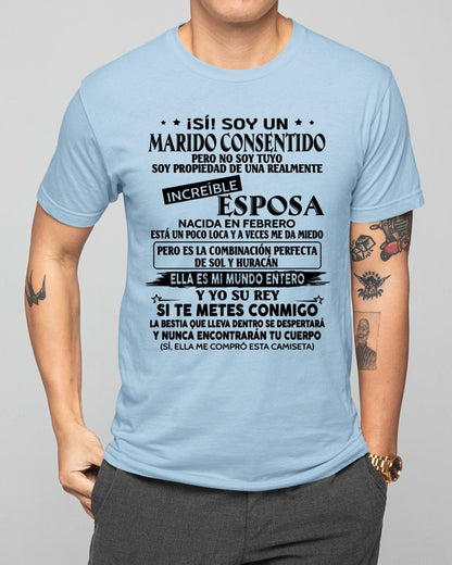 Febrero Esposa - Regalo especial para Marido - T02 (Sku.tbnA4)