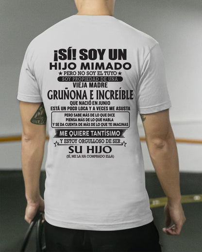 Junio - Madre de junio – Regalo especial para hijo – T06 (SKU05-85)