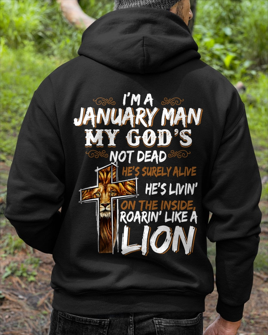 January Man My God's Not Dead Lion Christian Shirt - From Boy - NTNT01 - (SKU2604-307-01)